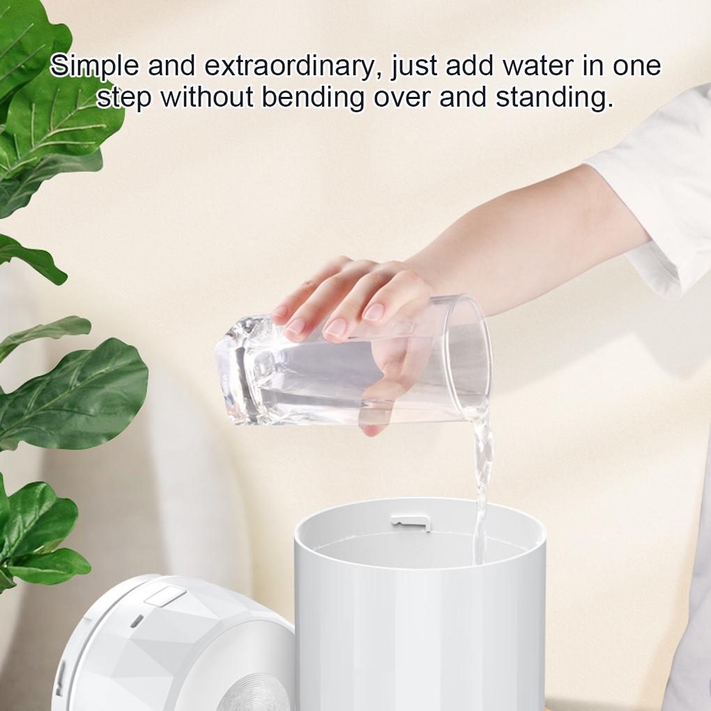 Máy Phun Sương Tạo Độ Ẩm 1200Ml Thoáng Mát Phun Sương Tạo Đèn Ngủ Mini Hương Thơm Khuếch Tán Cho Phòng Ngủ Phòng Khách Mới Nhất, Đĩa Đơn Đôi Vòi Phun