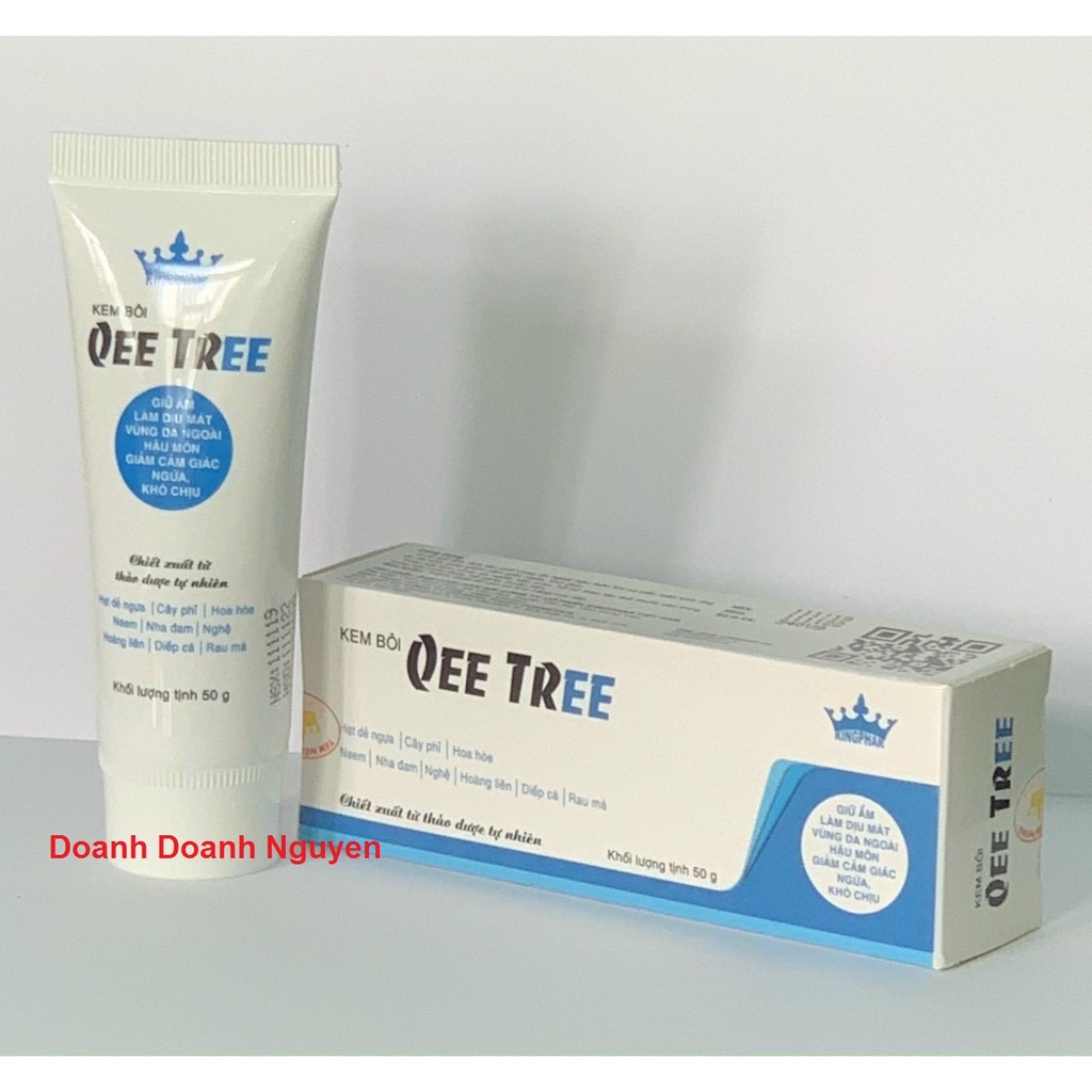 Kem bôi thảo dược dành cho người bị trĩ Qeetree Kingphar, tube 50 gam