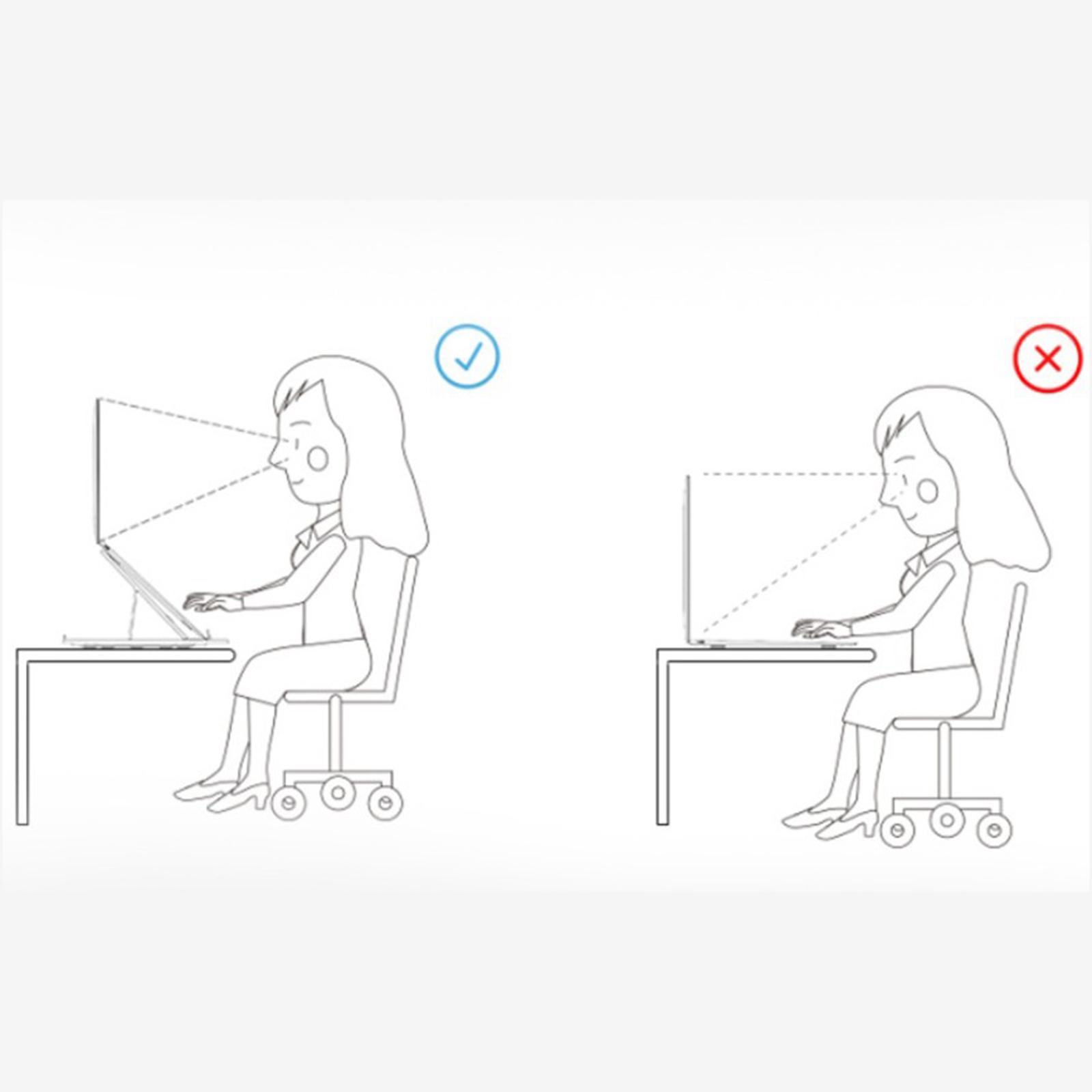 Portable Adjustable Aluminum Alloy Laptop Stand Holder Foldable Laptop Riser