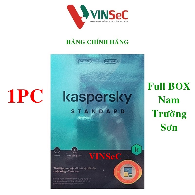 Kaspersky Standard Cho 1 Máy Tính - Standard 1 - Hàng chính hãng