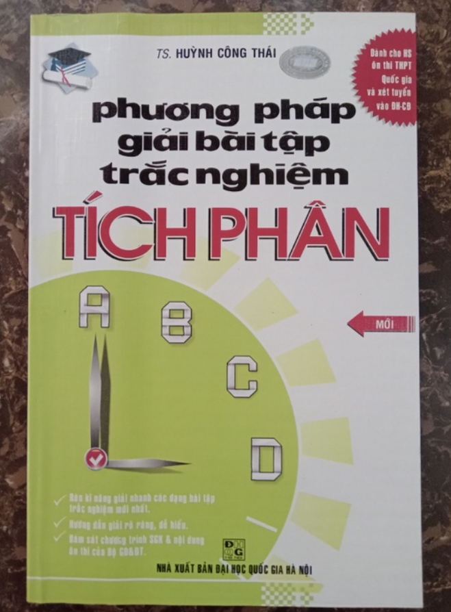 Sách - Phương Pháp Giải Bài Tập Trắc Nghiệm - Tích Phân
