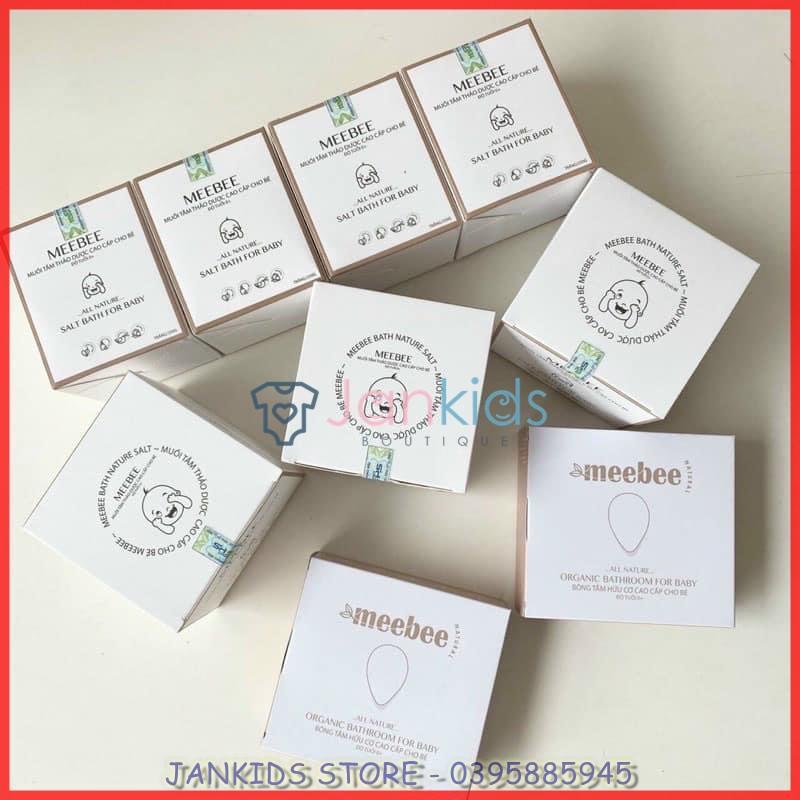 Muối tắm thảo dược cao cấp 100% tự nhiên MEEBEE cho bé từ 0 tháng tuổi