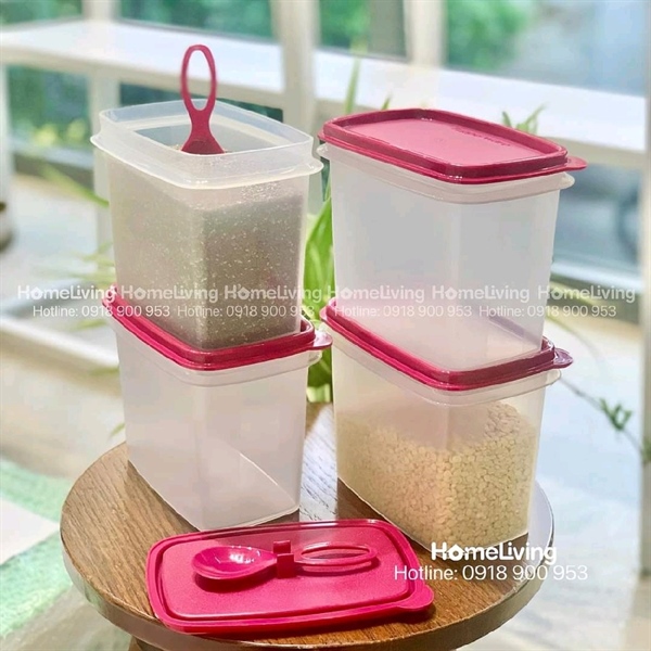 Bộ hộp gia vị có muỗng Shelf Saver With Spoon 2 hộp