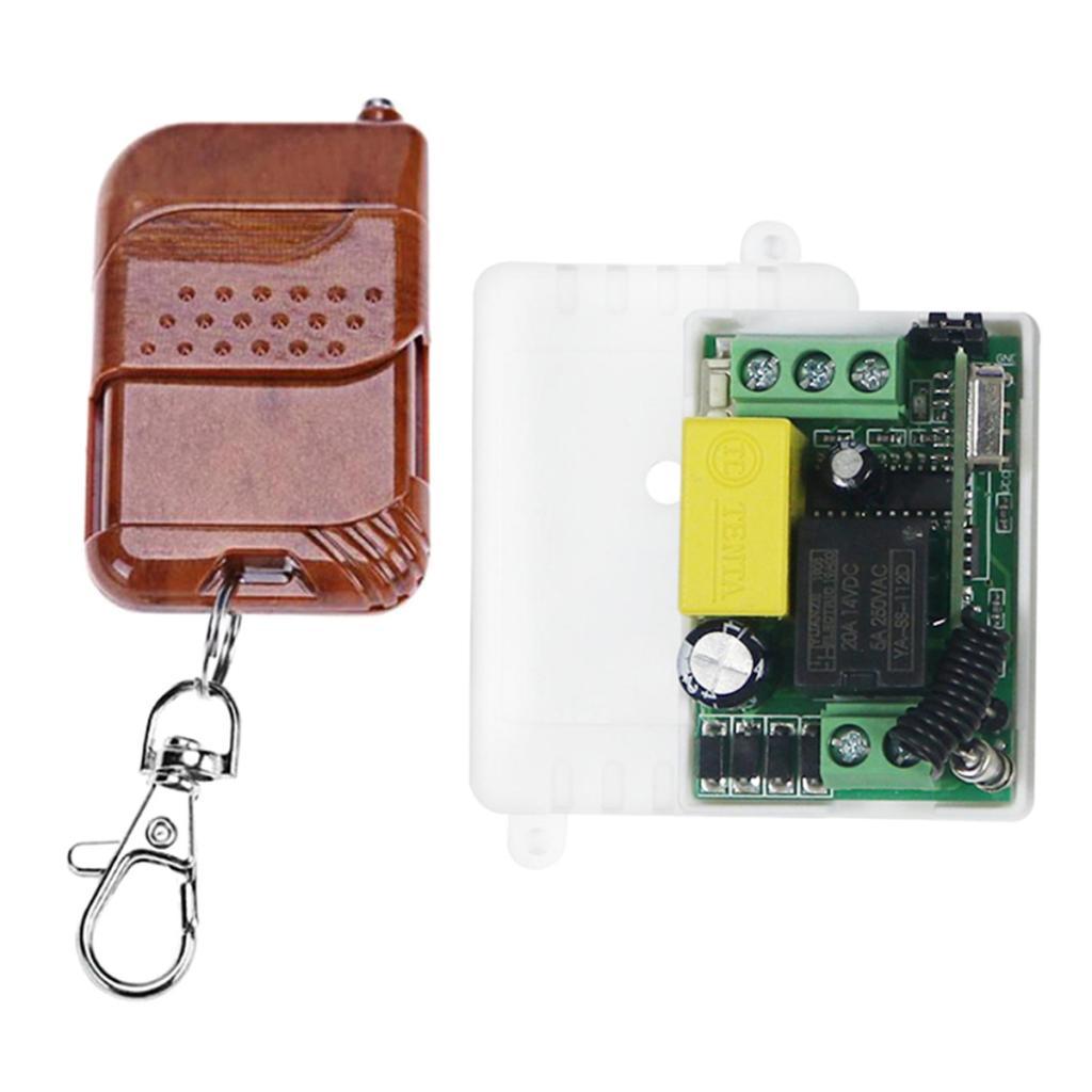 Wireless Relay RF Remote Control Switch Receiver AC110V -220V 10A