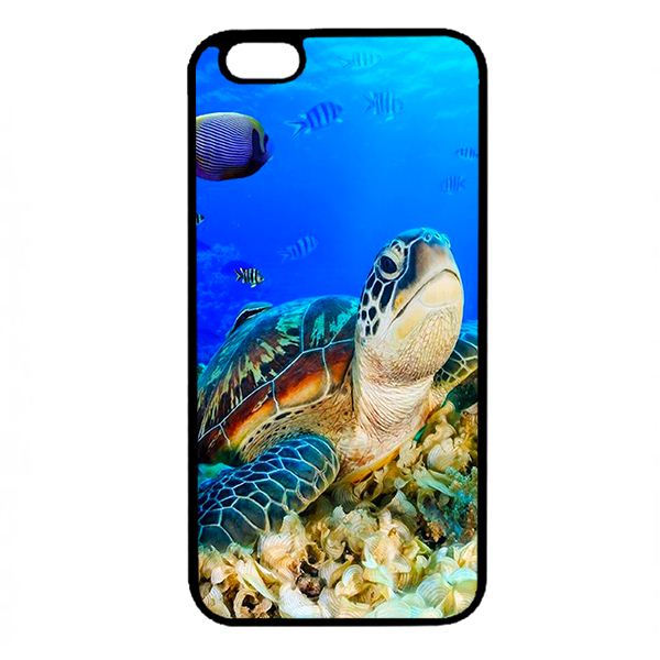 Ốp lưng cho điện thoại Iphone 6 Plus biển và cá - Hàng chính hãng