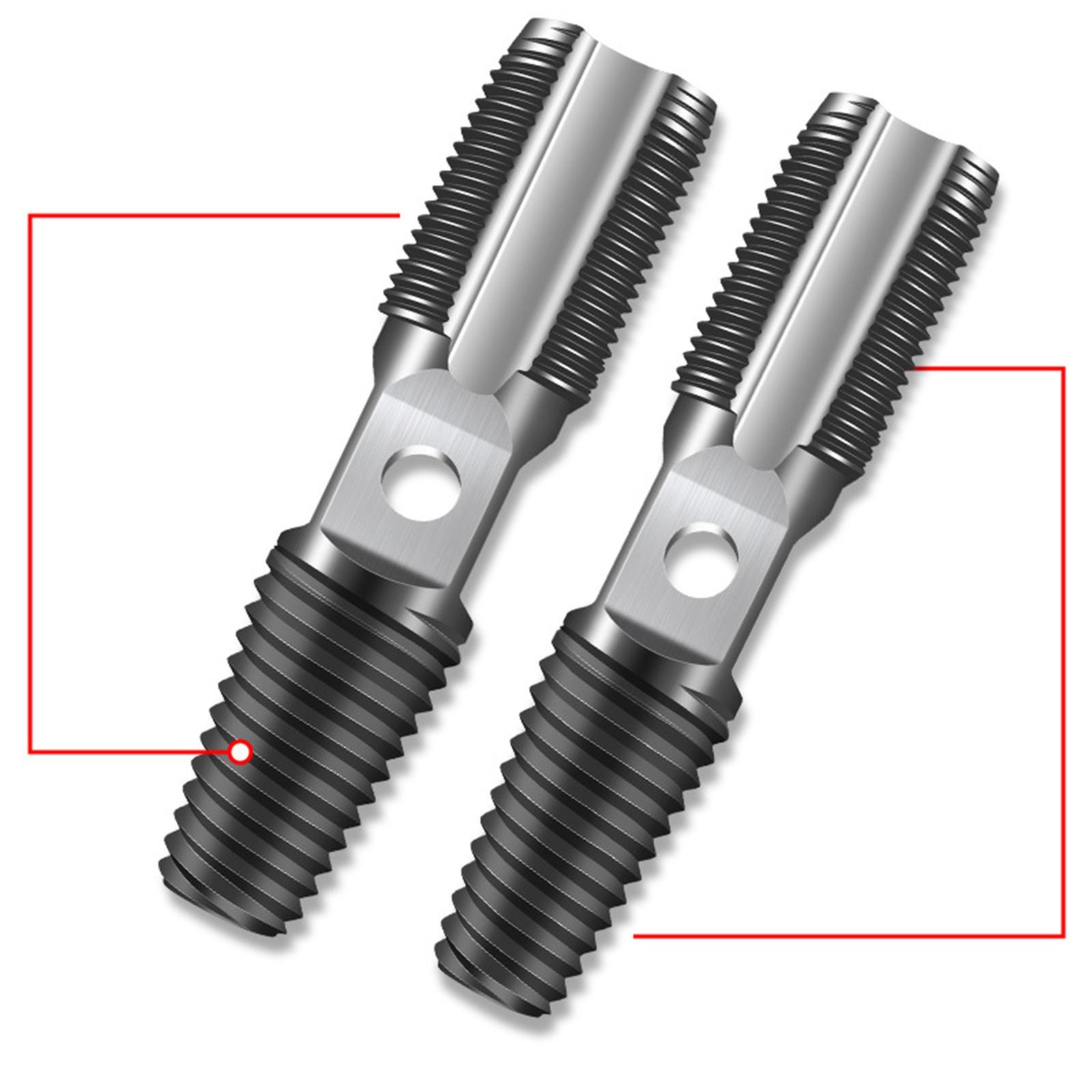 Screw Bolt Extractor, Double Head Damaged Screw Broken Blot Removal Tool for Pipes Valve Faucet