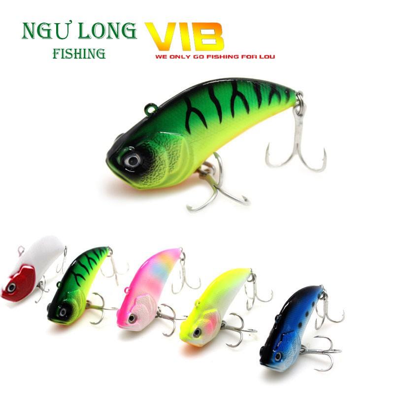 Mồi câu lure, mồi cá giả Vib 3D lưỡi BKK dài 6.9cm nặng 13.3g