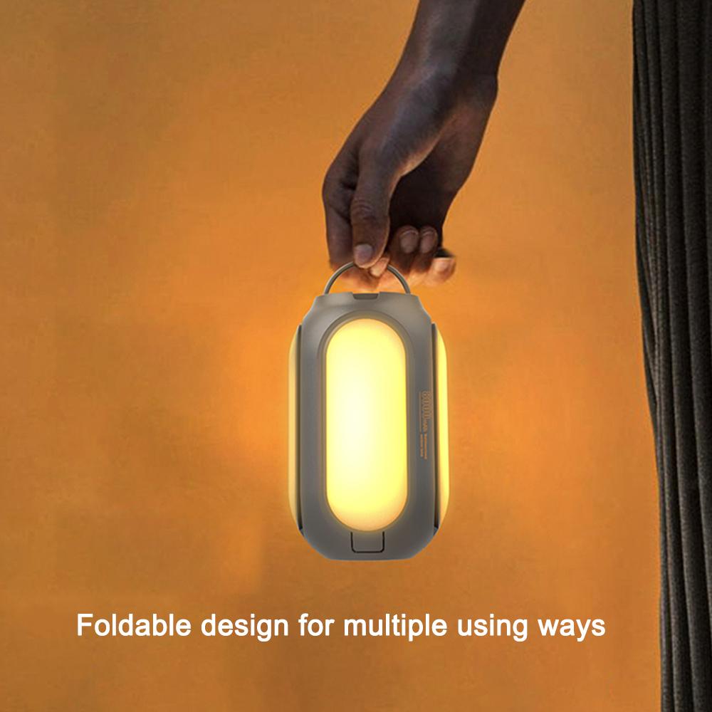 Outdoor Portable LED Camping Light USB Rechargeable Bright Lantern Large Capacity Emergency Lamp Street Stall Lighting