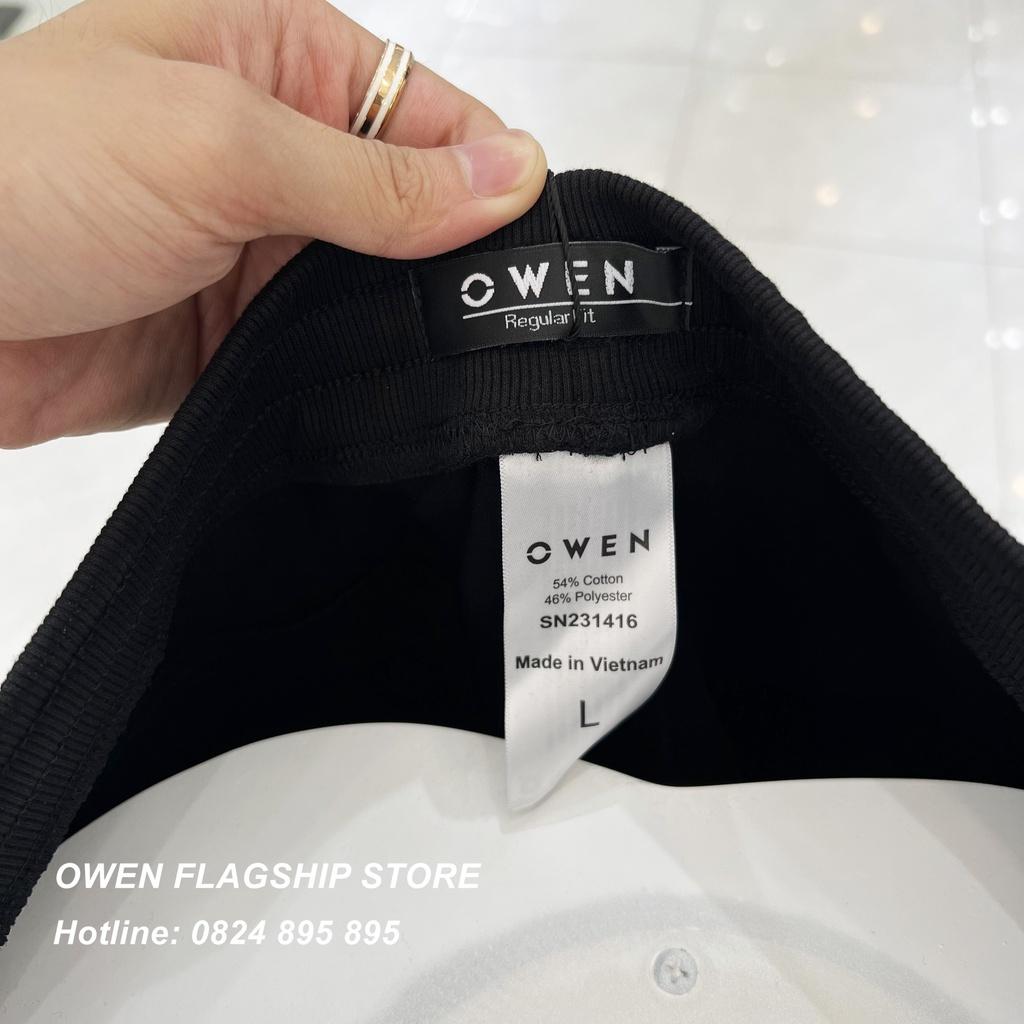 Quần short nam Owen cạp chun co dãn thoáng mát SN231416