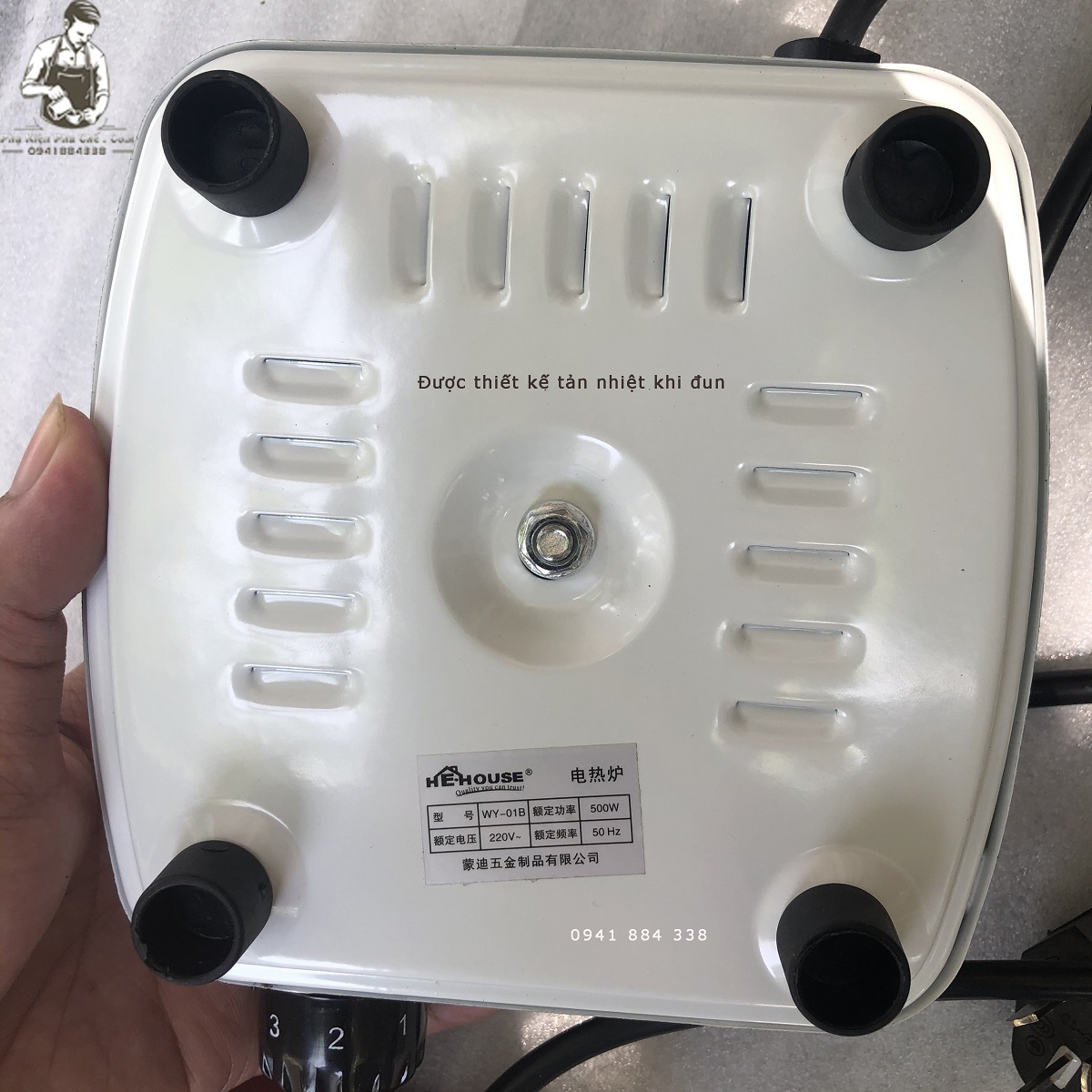 Bếp Điện MINI 500W, Bếp Pha Trà, Bếp Pha Cà Phê Màu Trắng