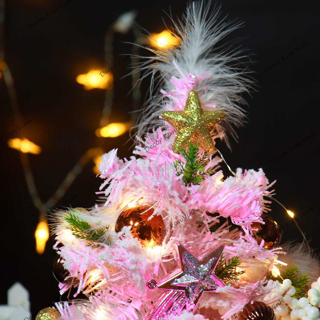 Cây Thông Nhí TH07 Cây Thông Hồng Trang Trí Giáng Sinh Cây Thông Noel