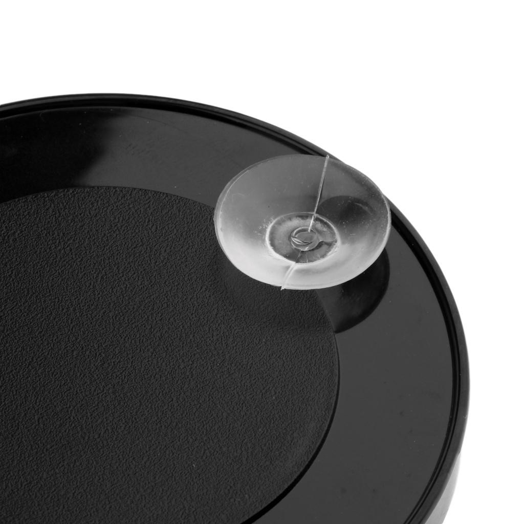 4xTravel Wall Suction Mirror 10x Magnifying for Makeup Cosmetic Bedroom Mirror Black