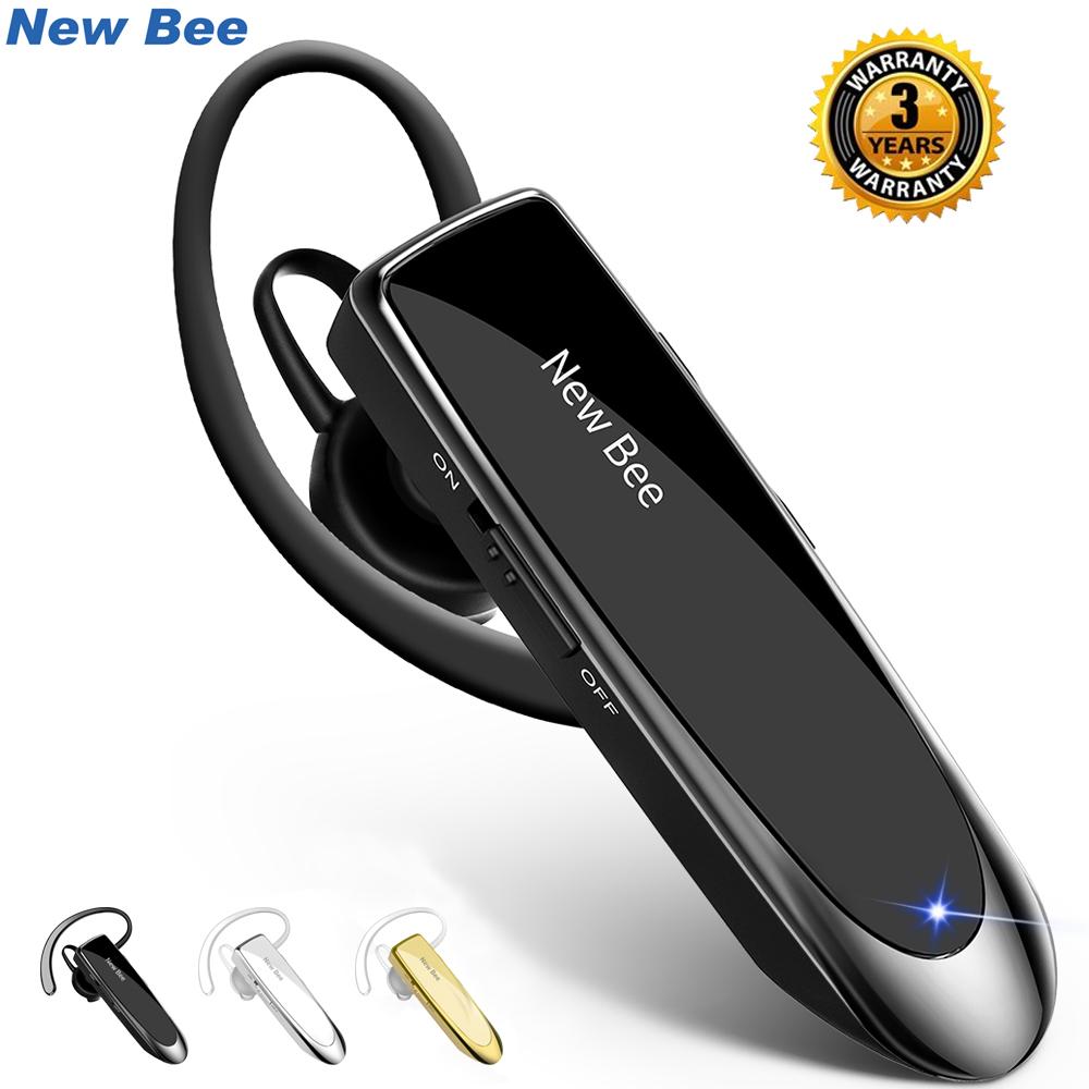 Auriculares Bluetooth New Bee Bluetooth V5.0 Tai Nghe Không Dây Tai Nghe 22H Với Cvc6.0 Mic Cho Lái Xe