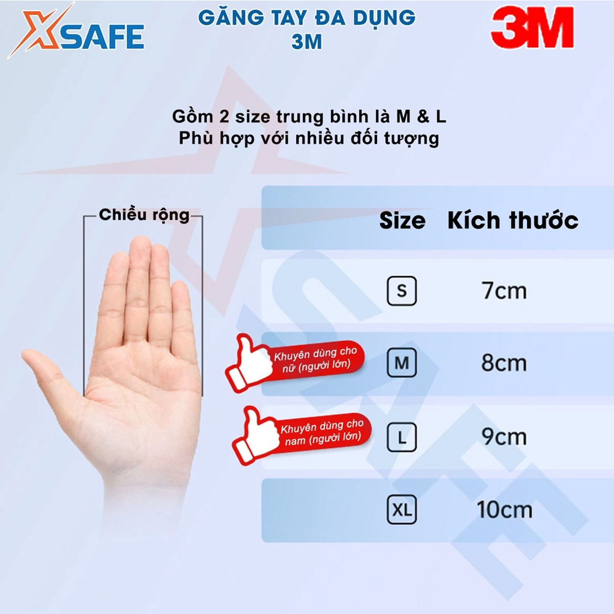 Găng tay đa dụng 3M-Mỹ Găng tay bảo hộ đa năng làm vườn, khuân vác, sữa chữa, lái xe, bảo trì, thi công - Chính hãng