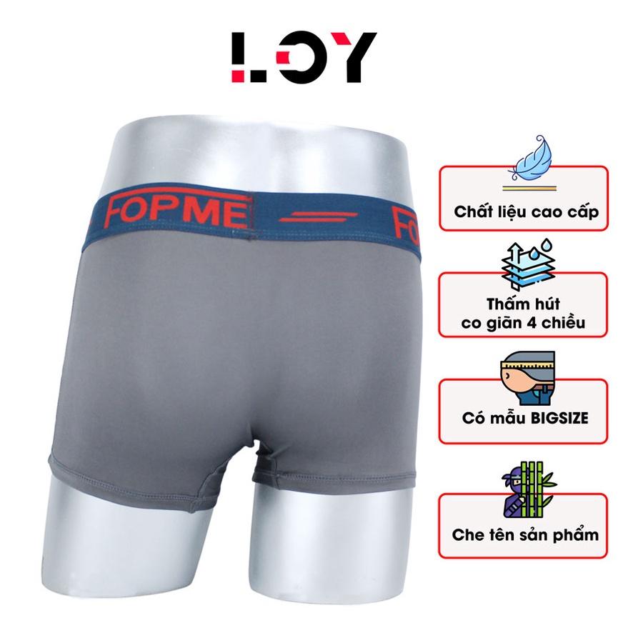 Quần boxer nam thun lạnh cao cấp, set 5 quần sịp đùi, quần xì đùi nam co giãn và thấm hút mồ hôi tốt giá rẻ