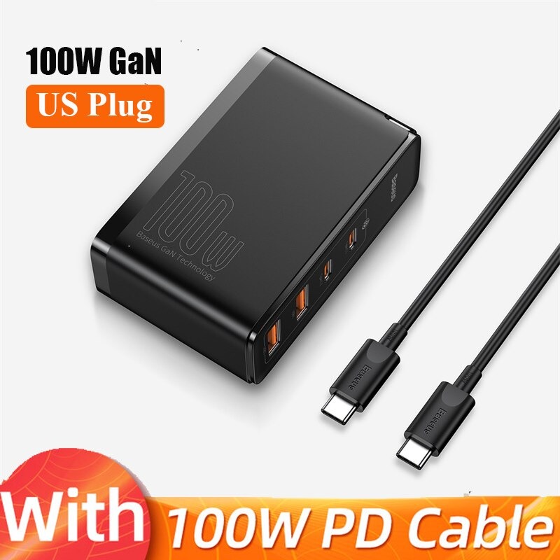 Bộ sạc nhanh Baseus GaN2 Pro Quick Charger 4 Ports - Hàng Chính Hãng