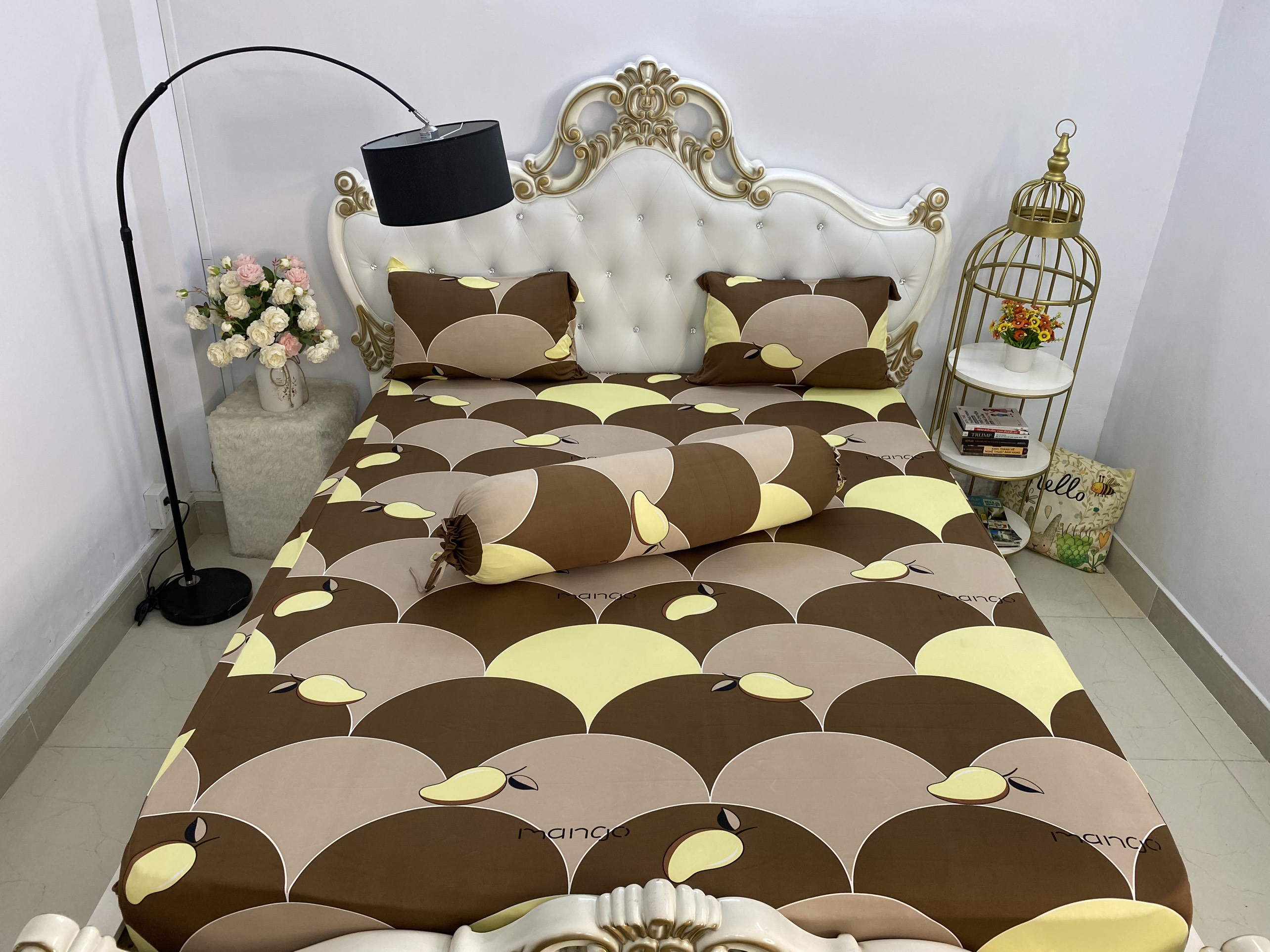Bộ drap gối thun Hàn Quốc mát lạnh