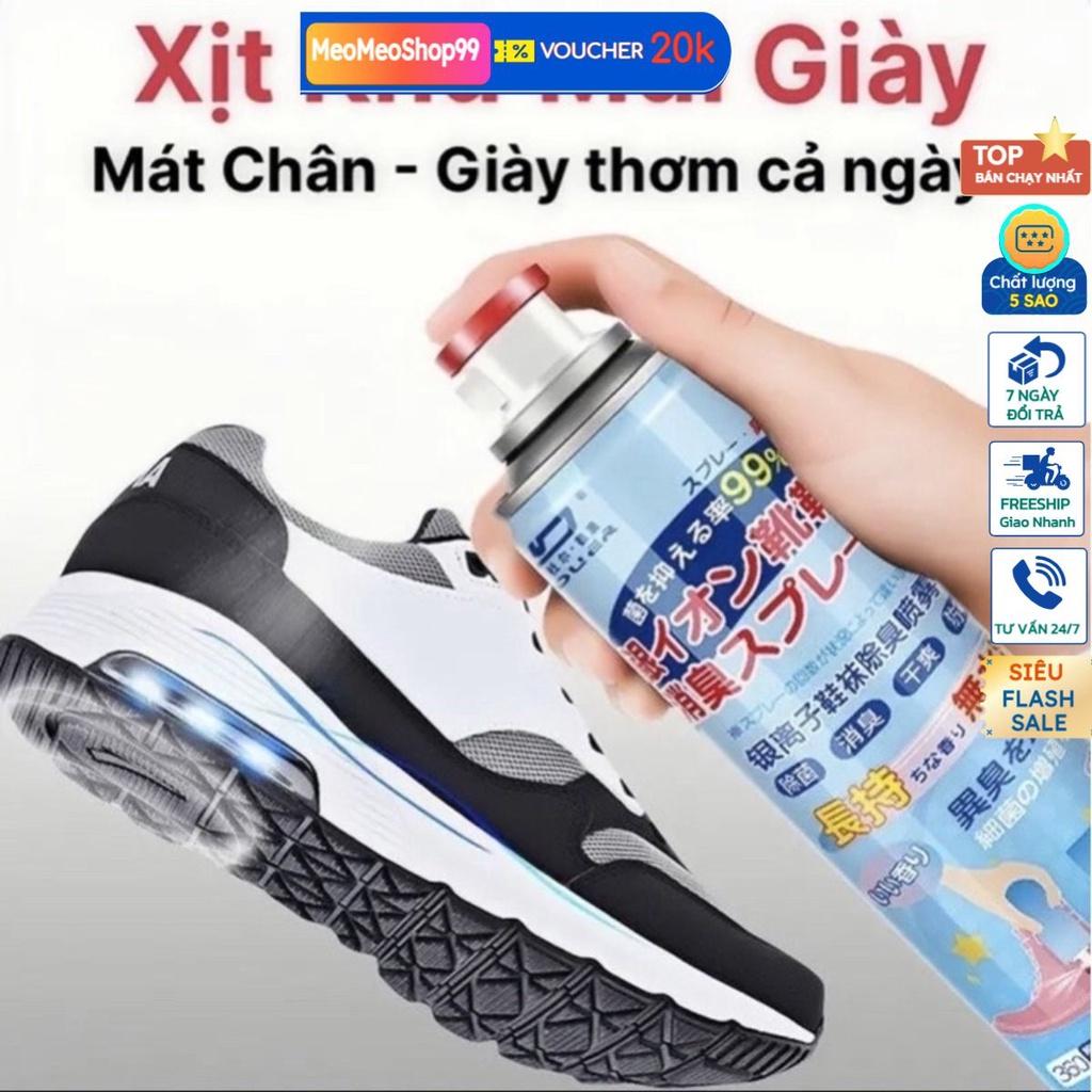 bình lọ chai Xịt khử mùi giầy nhật bản cực hiệu quả chỉ 1 lần xịt