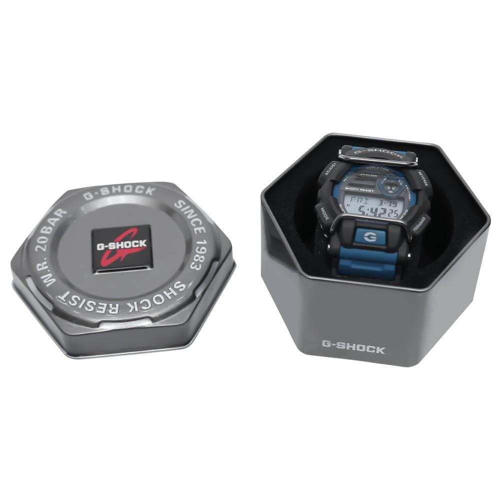 Đồng Hồ Nam Casio G Shock GD-400-2DR Dây Nhựa Màu Xanh - Giờ Thế Giới - Chống Nước 2