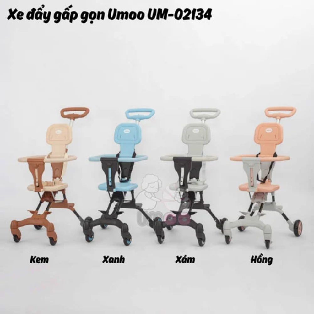 Xe Đẩy Du Lịch Gấp Gọn Nhẹ Umoo 02134 Cho Bé