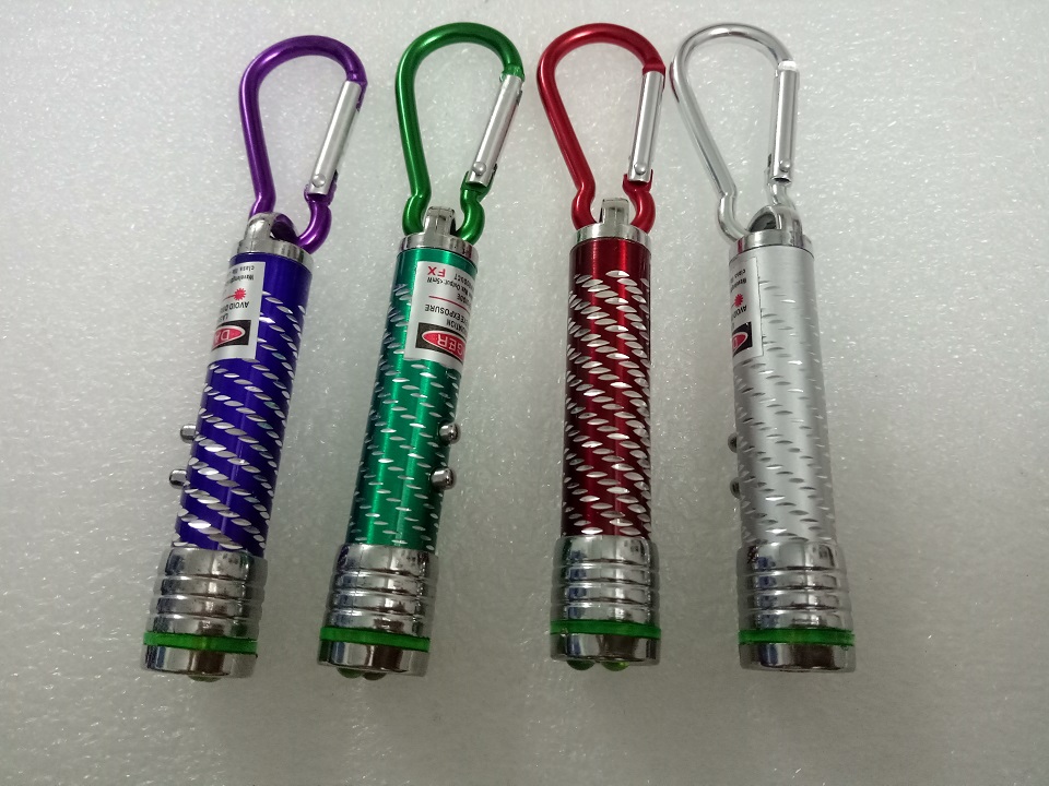 Móc khóa đa năng có đèn Laze để trình chiếu + đèn pin - Hàng chính hãng