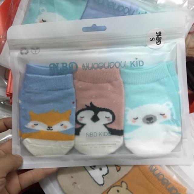 combo 3 đôi tất chống trượt cho bé