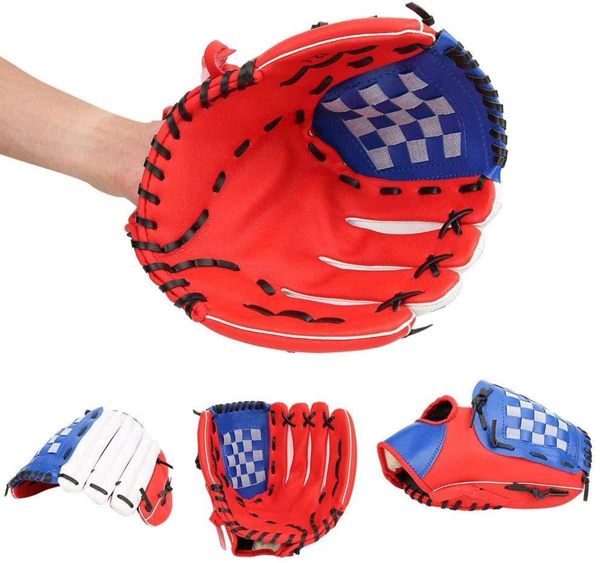 Găng tay bóng mềm, Găng tay đánh bóng thể thao bằng da PU tay trái cho trẻ em Thanh thiếu niên