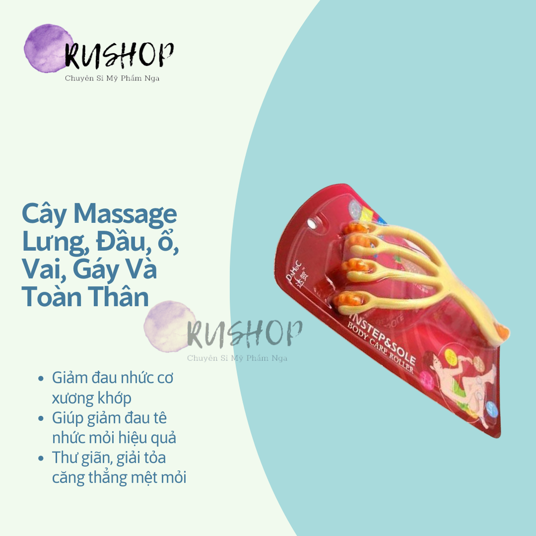 Cây Massage Lưng, đầu, cổ, vai, gáy Và Toàn Thân