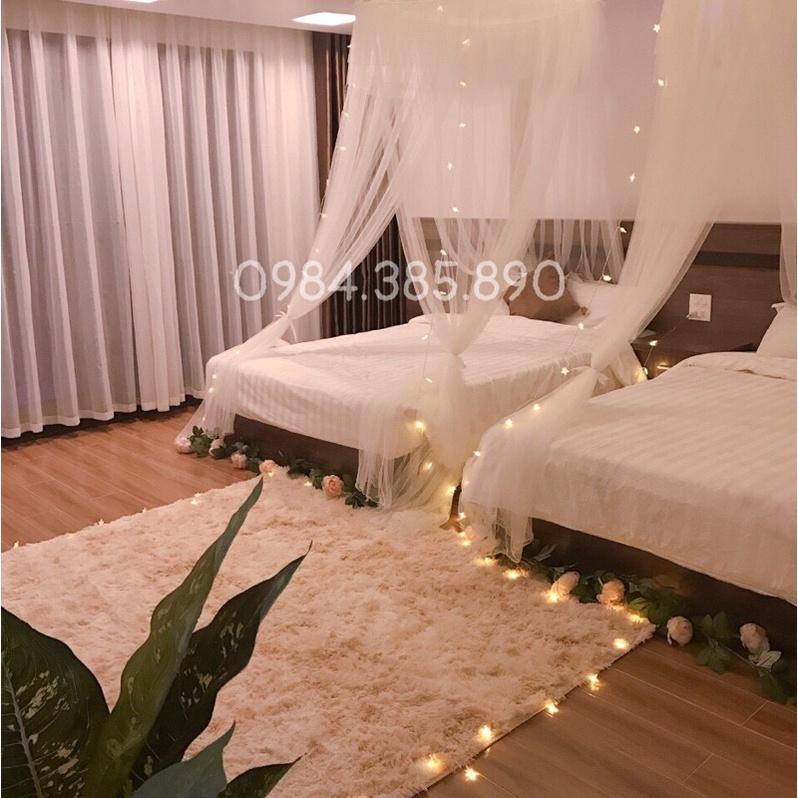 Màn công chúa cao cấp( tặng đèn trang trí)