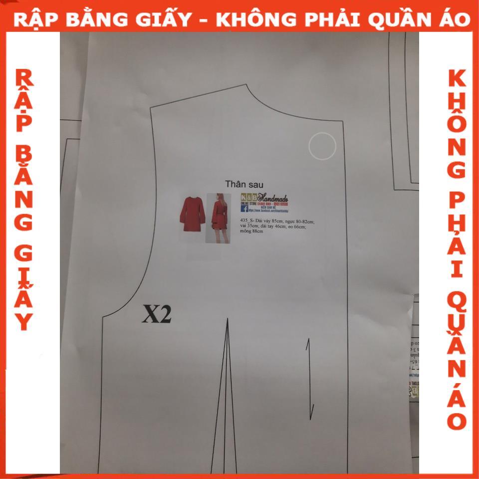Rập giấy A0 mã 1224 - không phải quần áo (BẢN VẼ)
