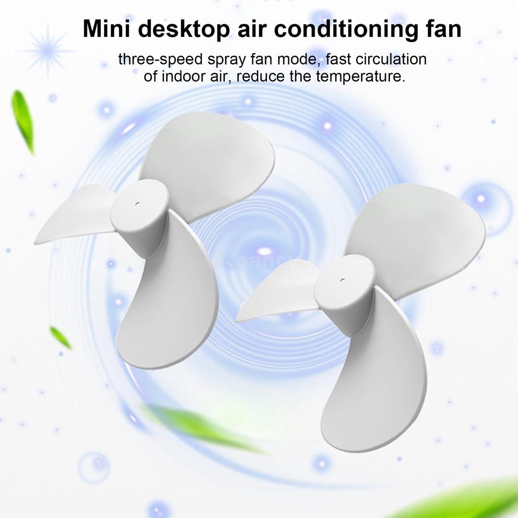 Quạt Làm Mát Để Bàn Xoay 360 Độ 3 Tốc Độ Gió 200ml