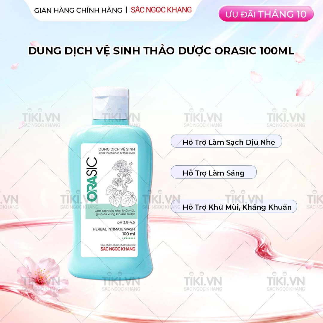 Dung dịch vệ sinh Orasic 100ml kháng khuẩn thiên nhiên