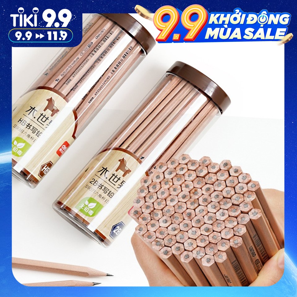 Hộp 50c Bút Chì Gỗ