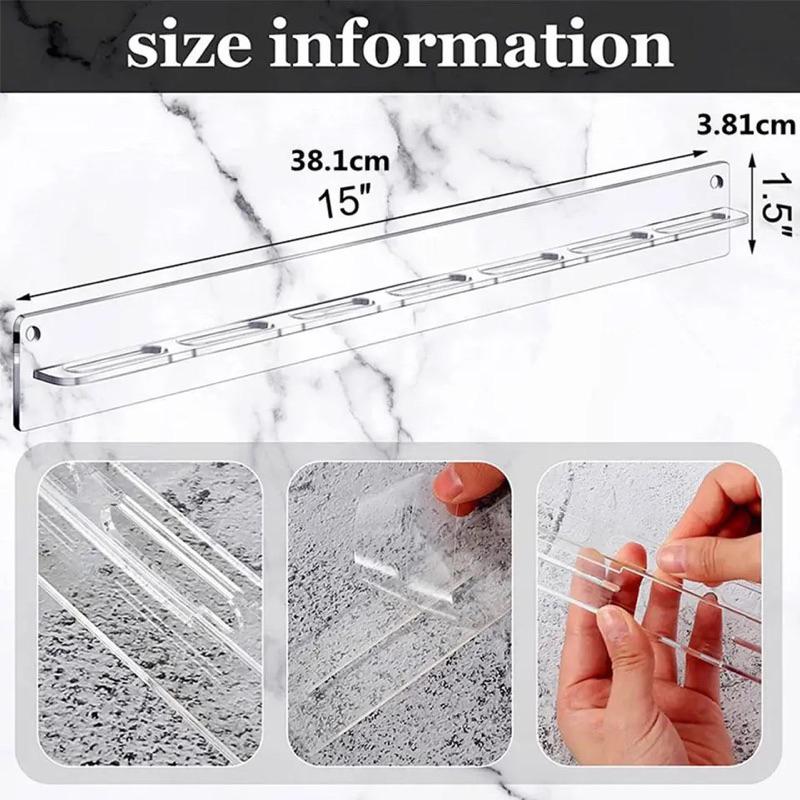 Kệ mica Treo Tường trưng bày Kính Mát, Acrylic treo mắt kính, Giá Đỡ Treo Kính, Giá Kệ Trang Sức - 2 tầng