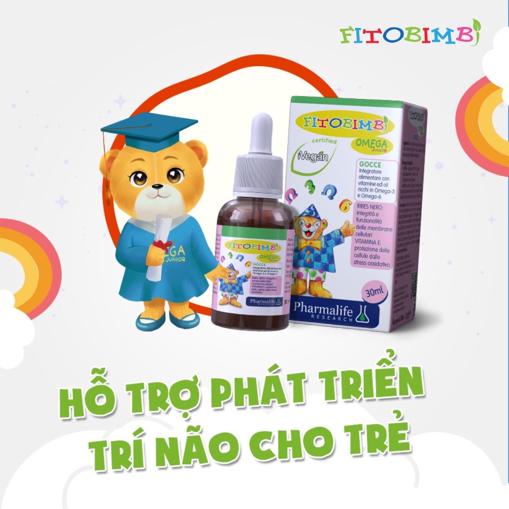 Fitobimbi Omega Junior 30ml Kèm Quà Tặng