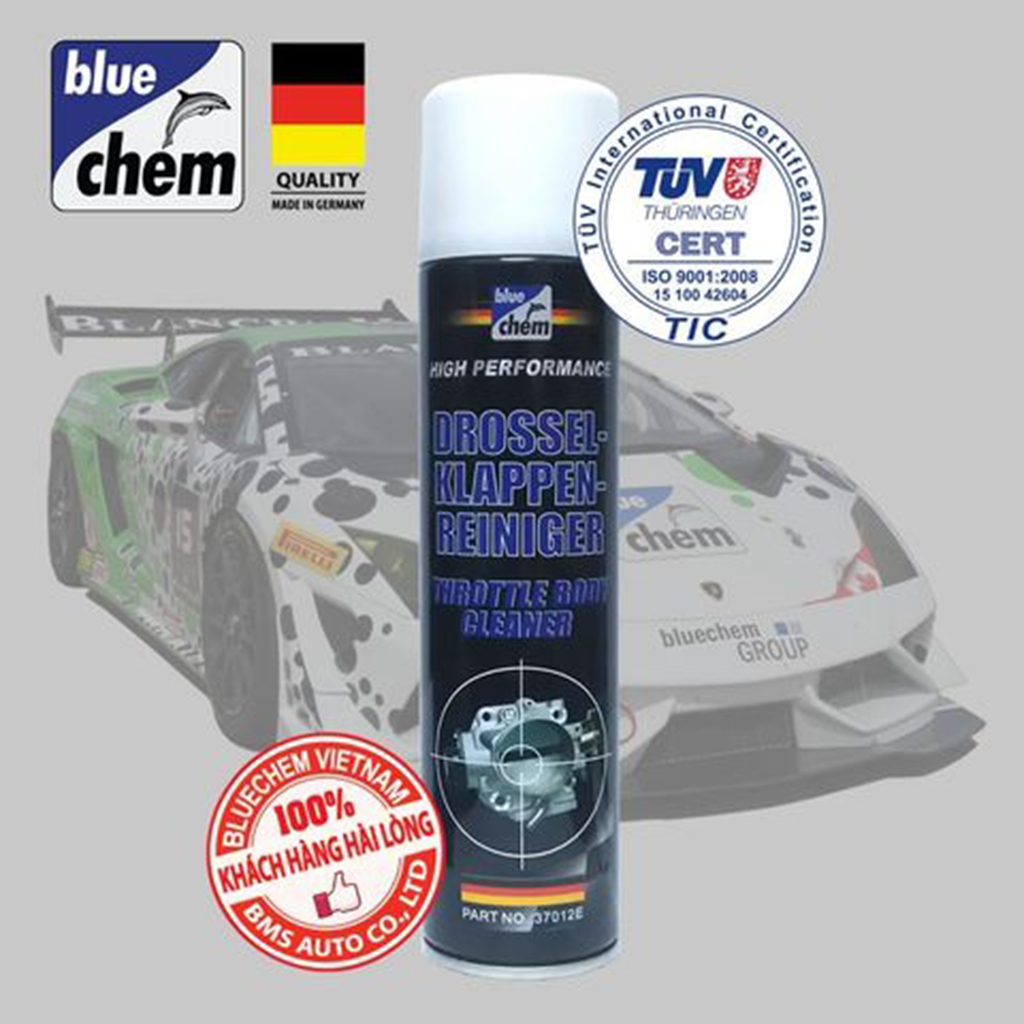 Chai Xịt Vệ Sinh Họng Bướm Ga Bluechem Throttle Body Cleaner 280ml