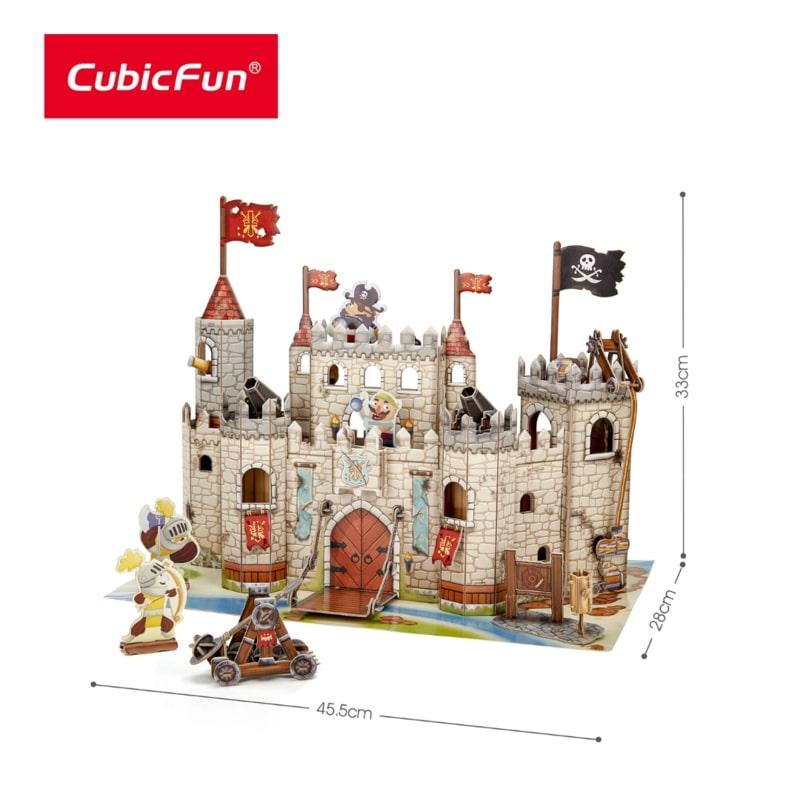 Đồ Chơi CUBIC FUN Trẻ Em Xếp Hình 3D: Lâu Đài Hải Tặc P833H