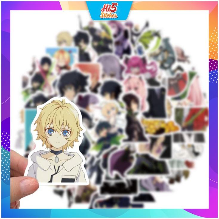 Sticker Hình Dán Trang Trí Anime Thiên Thần Diệt Thế SeraphoftheEnd ms#243