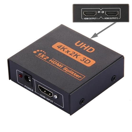 Bộ Chia HDMI 1x2 Không Suy Hao Có Cấp Nguồn