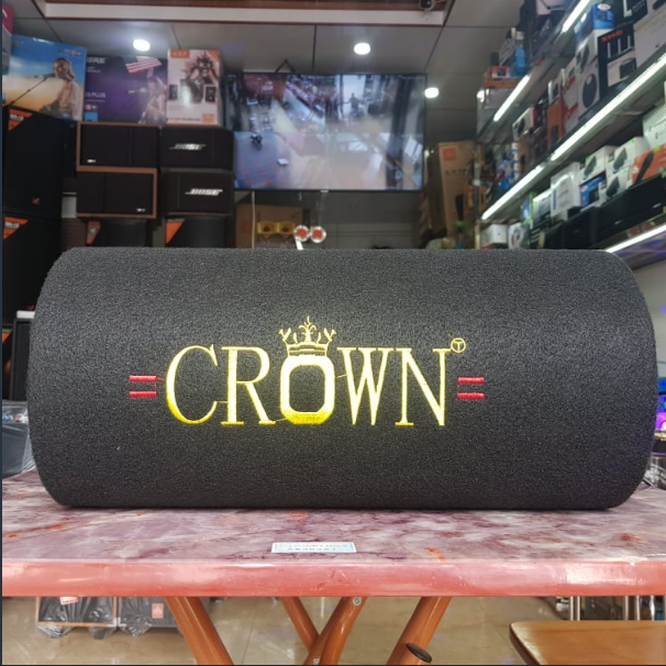 Loa CROWN 6: Dáng ống tròn, Có Bluetooth, Bass 16, Nguồn điện 220v và 12v