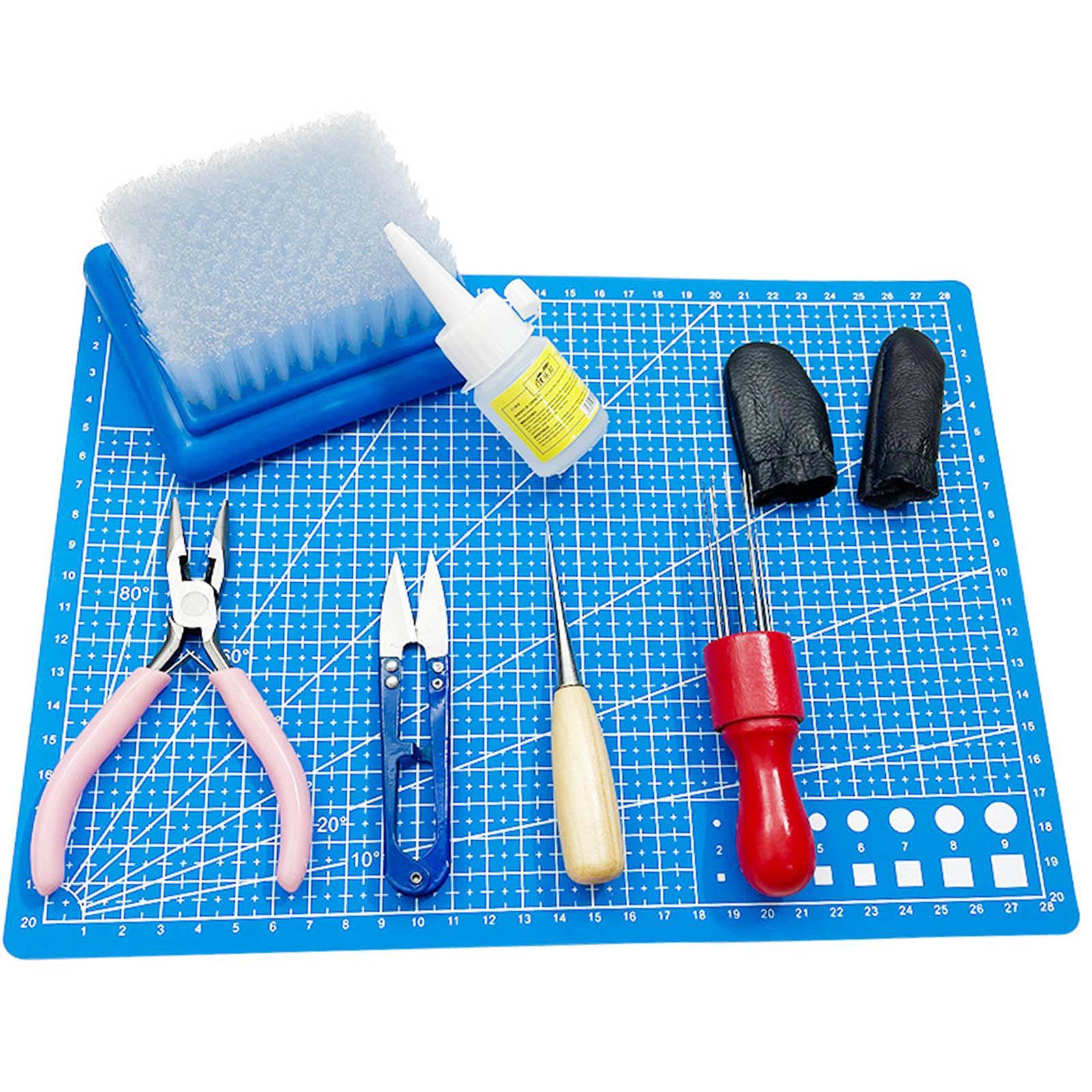 Needle Felting Starter Kit with Felt Bag Wool Felt Mold for Handicraft Lover