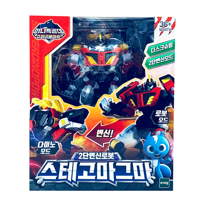 Đồ Chơi Mô Hình MINIFORCE Siêu Robot Khổng Lồ Tyranno -Phiên Bản Stego Magma Hỏa Thần 304030