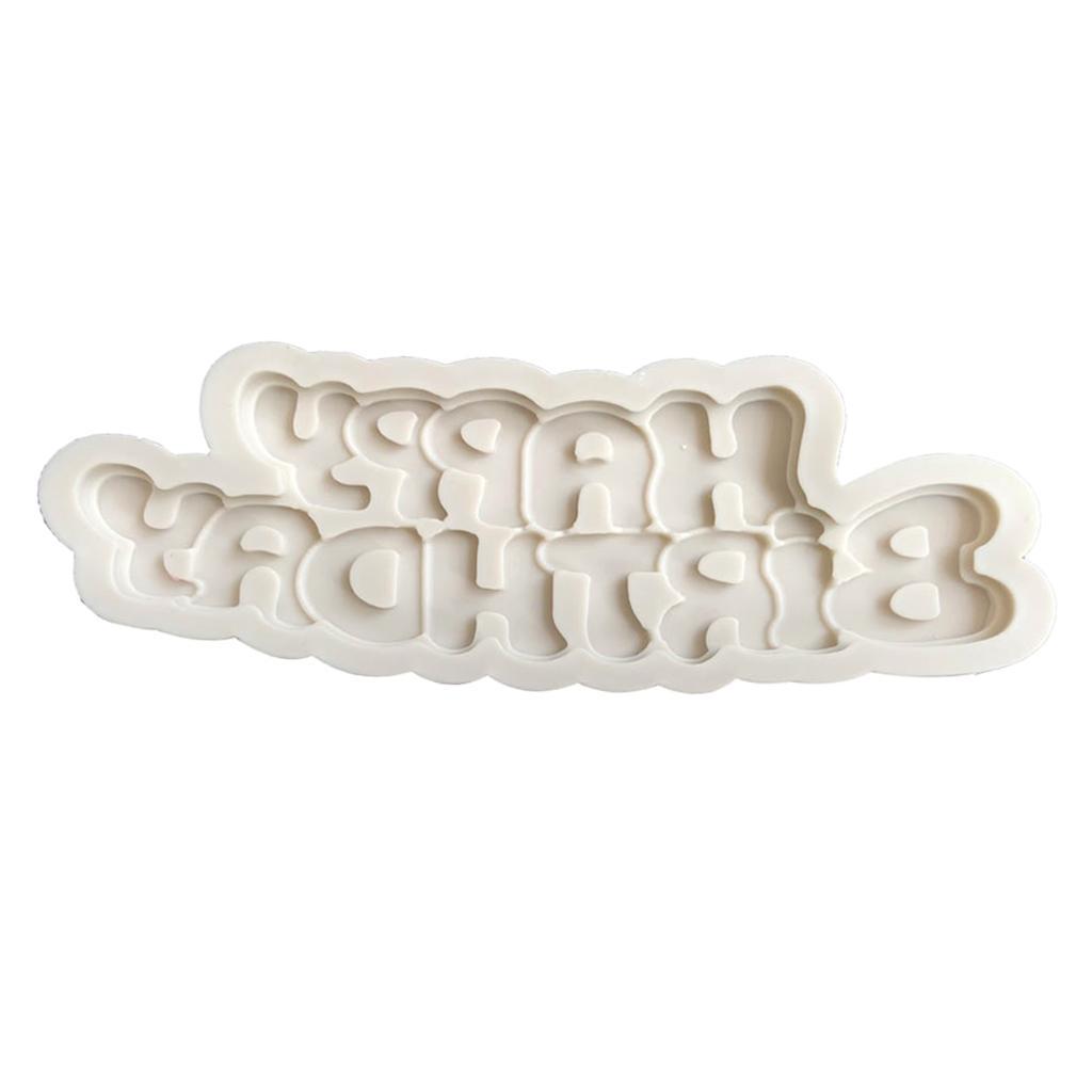 Birthday Model Silicon Mold Fondant Cake Decorating Tools Baking Mould DIY Craft For Party Decorations Birthday Gifts