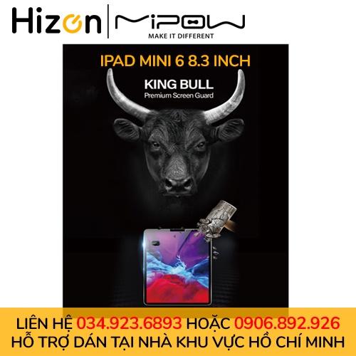 Miếng Dán Cường Lực iPad Mini 6 (8.3 INCH) Mipow Kingbull Premium HD (2.7D) Hàng Chính Hãng