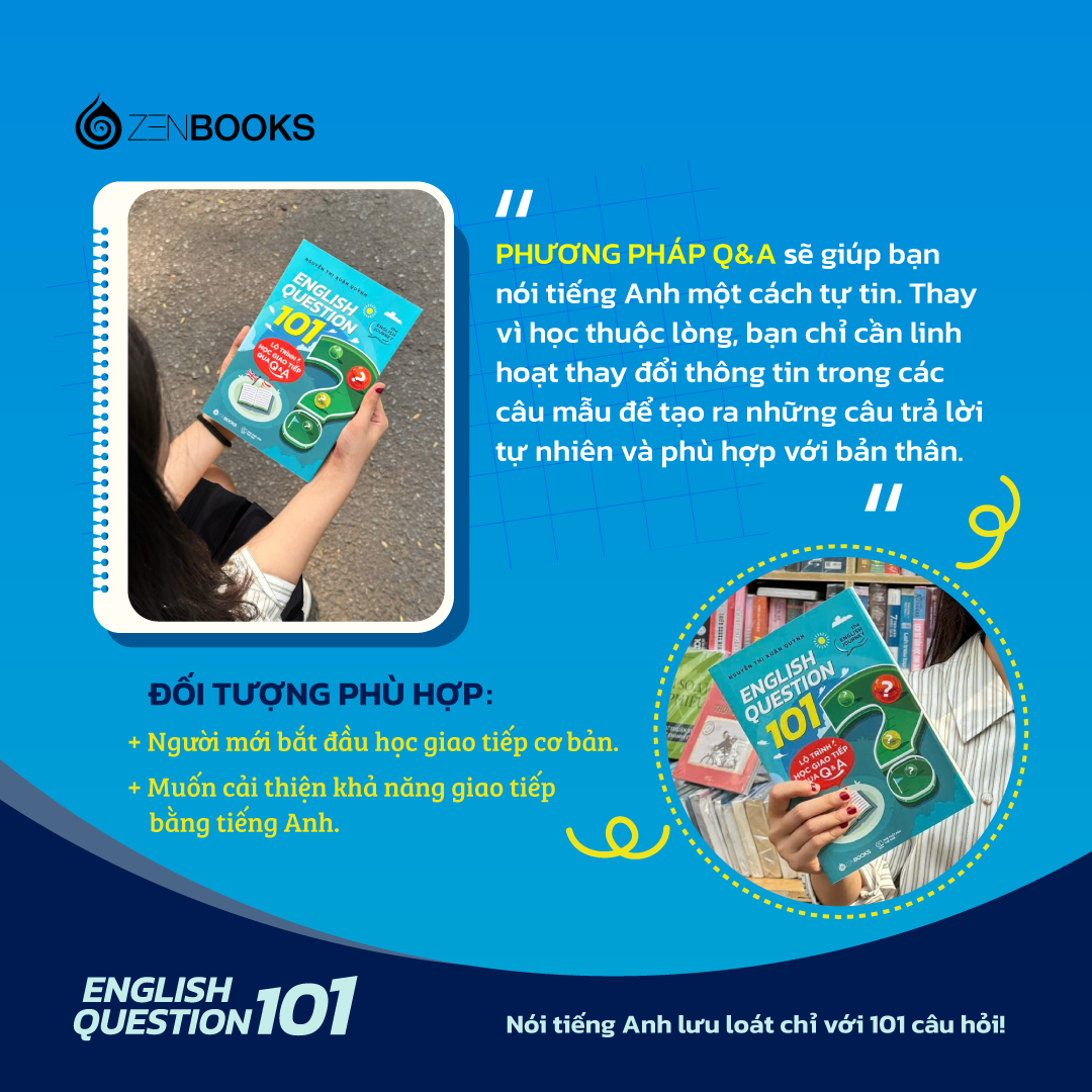 Sách - English Question 101 - Lộ Trình Học Giao Tiếp Qua Q&amp;A