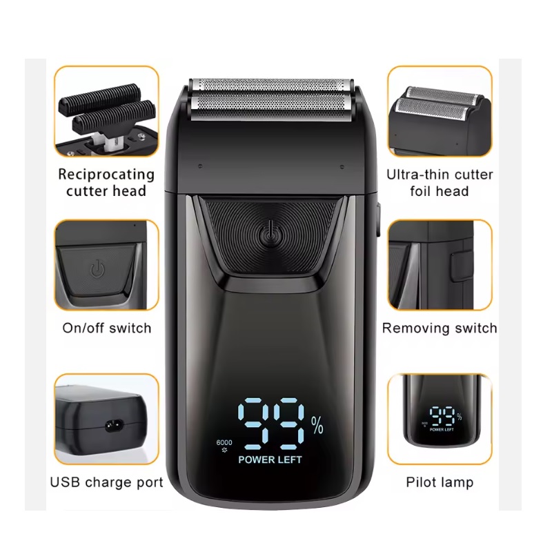 Máy cạo râu MG5812, cạo đầu nhỏ gọn đa năng dành cho nam giới, máy tỉa râu, tỉa tóc dụng cụ tẩy lông