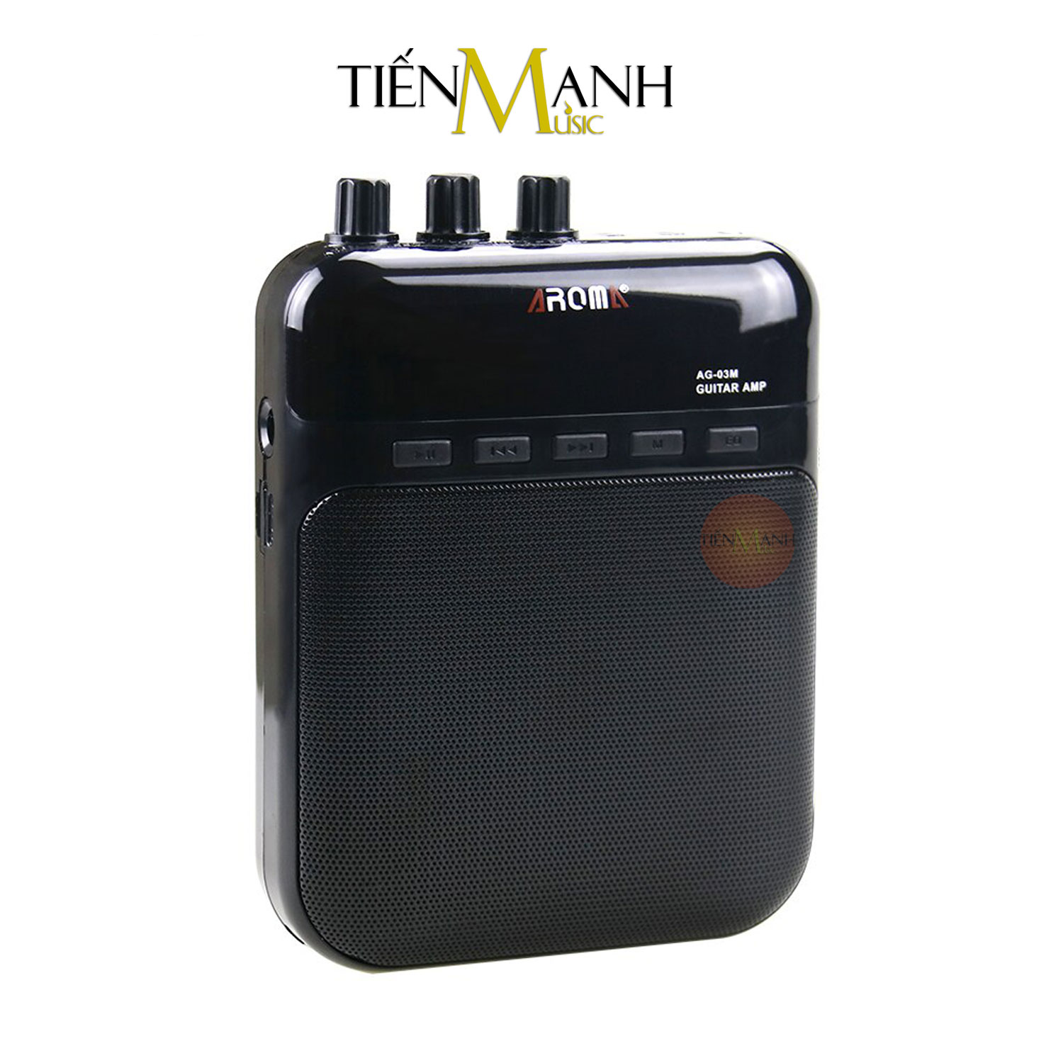 Amply Aroma AG-03M Mini - Loa Ampli Guitar AG03 Amplifier AG03M AG3 Hàng Chính Hãng - Kèm Móng Gẩy DreamMaker