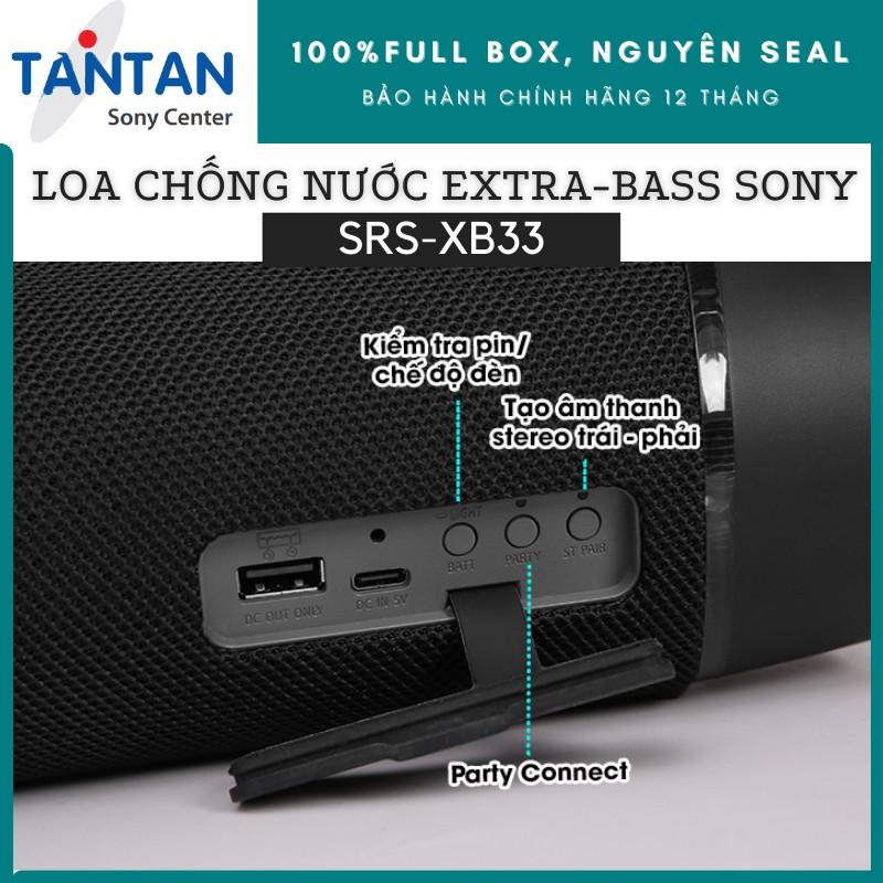 Loa BLUETOOTH EXTRA BASS Sony SRS-XB33 | Hàng chính hãng