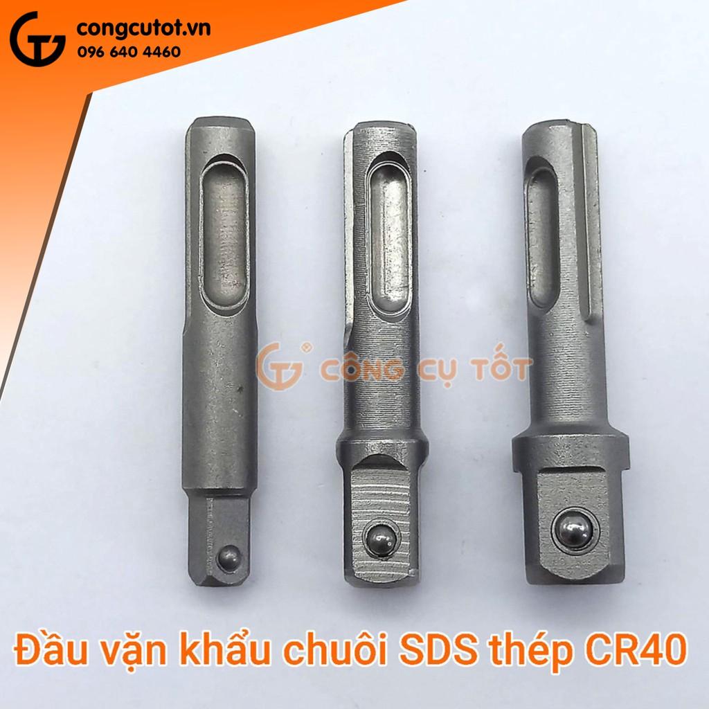 Đầu vặn khẩu chuôi gài SDS thép CR40