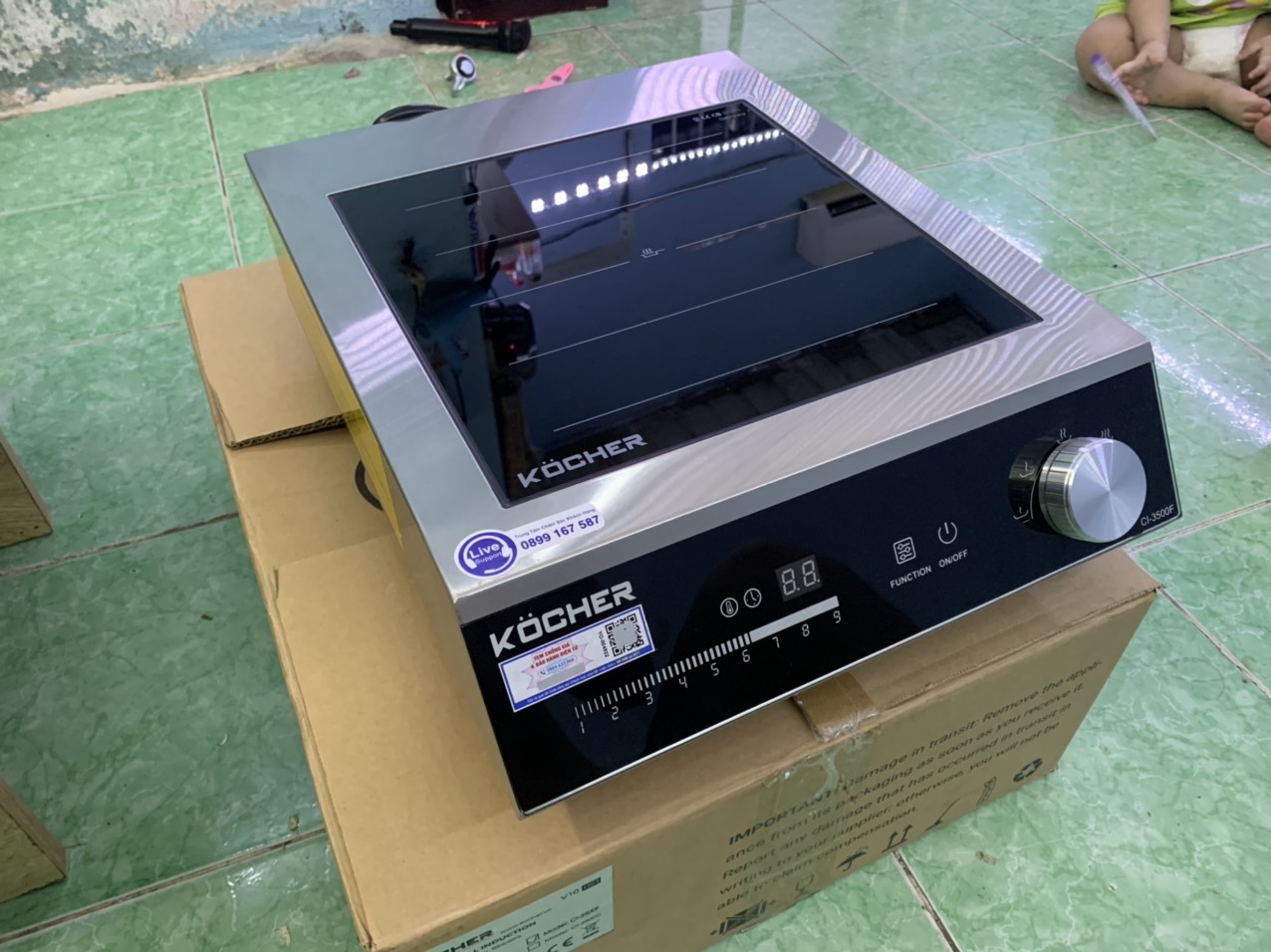 Bếp Từ Công Nghiệp Kocher CI-3500F - Hàng Chính Hãng